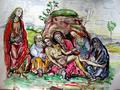 Deckenfresco in Sant`Anna in Camprena - Toscana